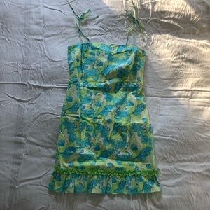 Lilly Pulitzer Seashell & Crab Pattern Dress